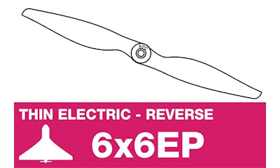 Electro Propeller - Thin - Pusher / CCW - 6X6EP