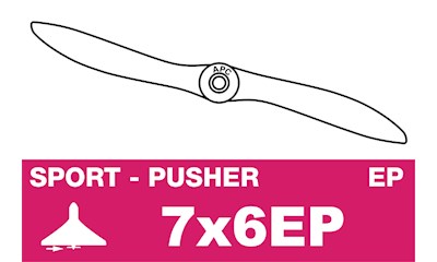 Electro Propeller - Thin - Pusher / CCW - 7X6EP