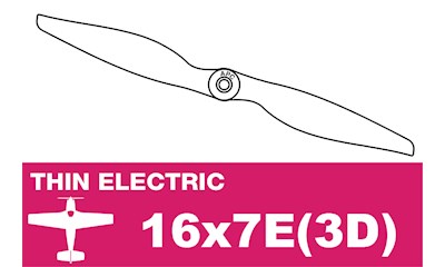 Electro Propeller - Thin - 16X7E(3D)