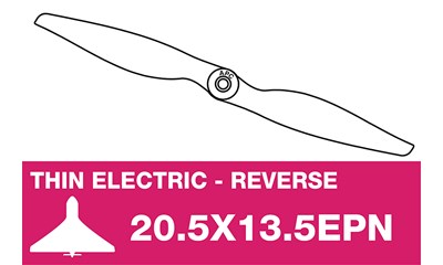 Elektro Luftschraube - fein - Linkslaufend - 20.5X13.5EPN