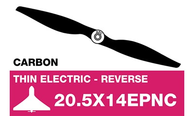 Elektro Luftschraube - fein - Carbon - Linkslaufend - 20.5X14EPNC
