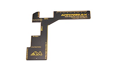 Regulation Gauge For 1/10 Electric Touring Cars Black Golden