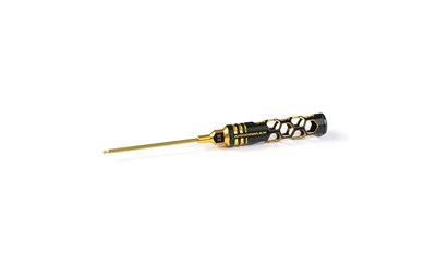 Ball Driver Hex Wrench 2.5 X 100mm Black Golden