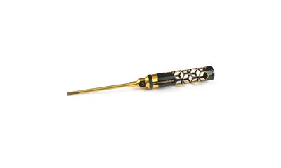 Flat Head Screwdriver 4.0 X 100mm Black Golden