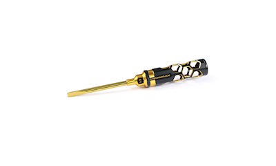 Flat Head Screwdriver 5.8 x 100mm Black Golden