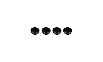 22mm Lexan End Cap for H/C Tool - Black (4)