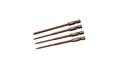 Power Tool Tip cased Set 4 Pieces