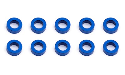 Ballstud Washers, 5.5x2.0 mm, blue aluminum