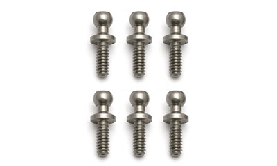 Ballstuds, long .30 in, silver
