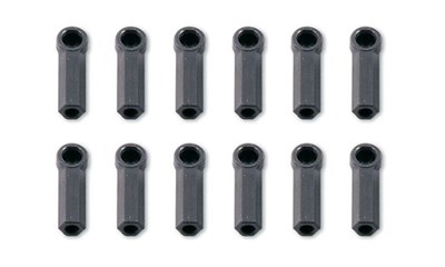 Plastic Ballstud Cups, molded, large