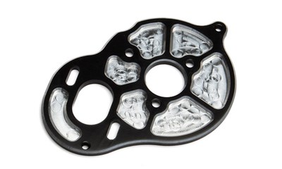 Factory Team Milled Motor Plate, black