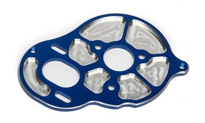 FT Front Motor Plate, blue, 3 gear