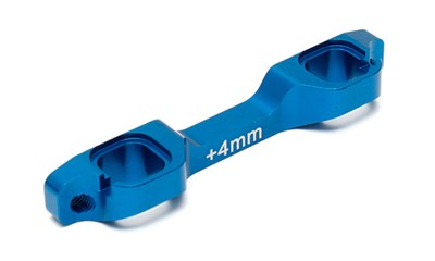 Factory Team Aluminum Arm Mount, +4mm, C, B