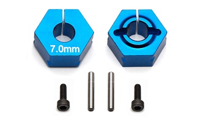 Clamping Wheel Hexes, 7.0mm