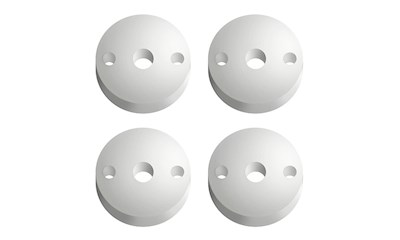 FT 12mm Pistons (V2), 2x1.6 mm, flat