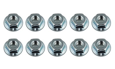 Nuts, M4 Serrated Wheel Nuts