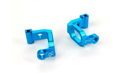 Achsschenkel Halter (C-Hub) 4 Grad Aluminium (2 Stück)