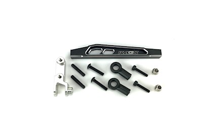 Front 4th Link Set (Alu, upper left, 67mm)black
