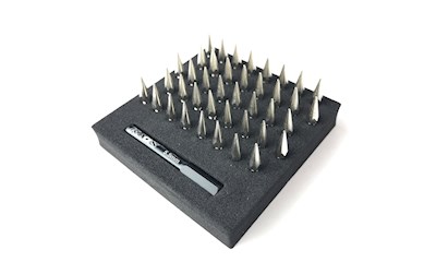 Bullet Spiked Lug Bolts, silver chr w/tool (40pcs)