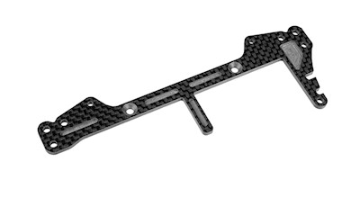 Rear Brace SSX-12 - Longitudinal - Graphite 2.5mm - 1 pc