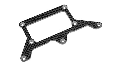 Rear Pod Lower Plate SSX-12 - Graphite 2.5mm - 1 pc