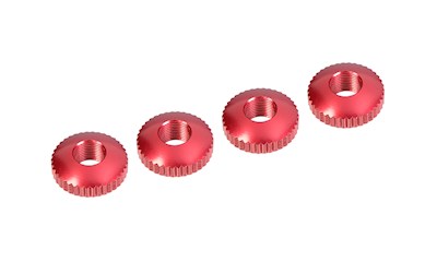 Alum. Body Mount Cambered Nuts - 4 pcs