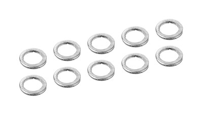 Alum. Shim Ring - ID 3mm - OD 4mm - 0.5mm - 10 pcs