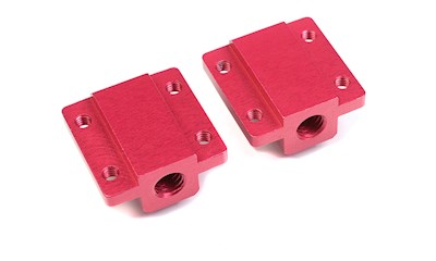 Aluminum Pivot Ball Mounting Block - A - 2 pcs