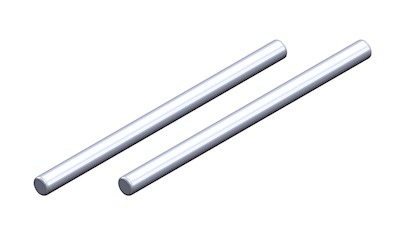 Suspension Arm Pivot Pin - Lower Inner - Front/Rear - Steel - 2 pcs