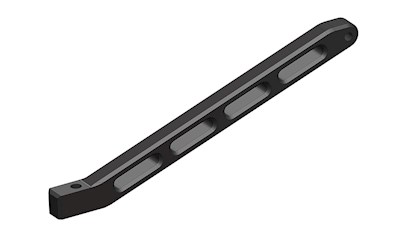 Team Alu Rear chassis brace for Dementor - Python - 1pc