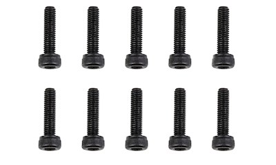 Stahl Schrauben M3 x 12mm - Innensechskant Zylinderkopf - 10 St