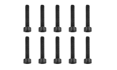 Stahl Schrauben M3 x 16mm - Innensechskant Zylinderkopf - 10 St