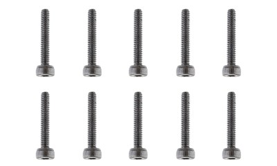 Stahl Schrauben M2 x 12mm - Innensechskant Zylinderkopf - 10 St