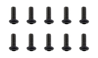 Stahl Schrauben M3 x 8mm - Innensechskant Linsenkopf - 10 St