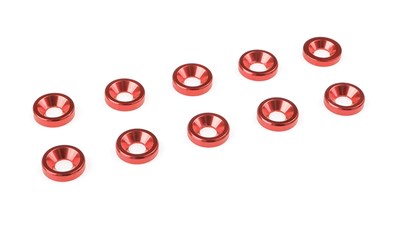 Aluminium Unterlegscheibe - für M3 Senkkopfschrauben - AD=8mm - R