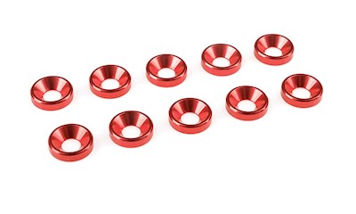 Aluminium Unterlegscheibe - für M4 Senkkopfschrauben - AD=10mm -