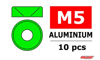 Aluminium Unterlegscheibe - für M5 Senkkopfschrauben - AD=12mm