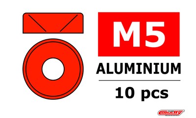 Aluminium Unterlegscheibe - für M5 Senkkopfschrauben - AD=12mm