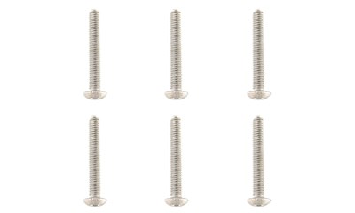 Titanschrauben M3 x 20mm - Innensechskant Linsenkopf - 6 St
