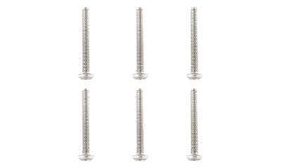 Titanschrauben M3 x 25mm - Innensechskant Linsenkopf - 6 St
