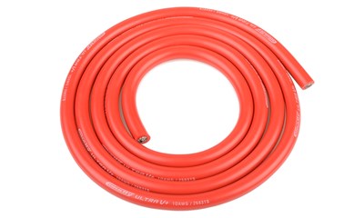 Ultra V+ Silikon Kabel - Extrem hochflexibel - Rot - 10AWG - 2683