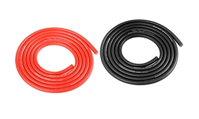 Ultra V+ Silikon Kabel - Extrem hochflexibel - Schwarz und Rot