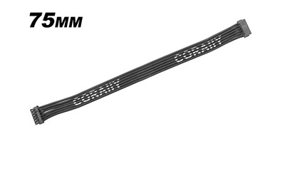 High Flex Flat Sensor Wire - 75mm - Silver Plated Terminal