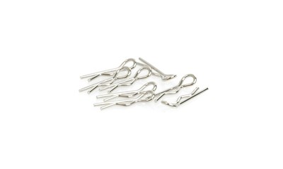 Small Body Clip 1/10 - Silver (8)