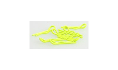 Small Body Clip 1/10 - Fluorescent Yellow (8)