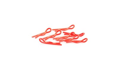 Small Body Clip 1/10 - Fluorescent Red (8)