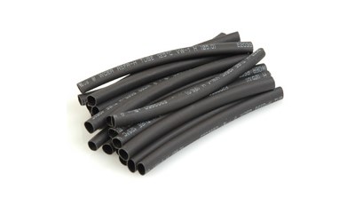 Heatshrink 5.0mm dia Black - 20pcs