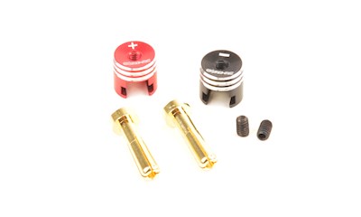 Heatsink Bullet Plug Grips - 4mm
