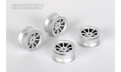 Felge 8-Speichen +1mm silber (4)