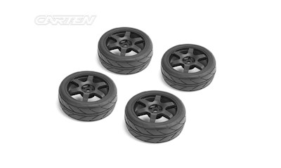 TC Intermediate Rädersatz 6-Speichen ET-0mm schwarz (4)